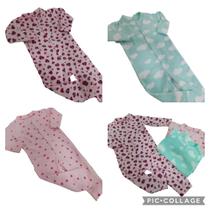 Kit 2 Macacão Soft Longo Frio Menina Inverno Infantil 1 2 3