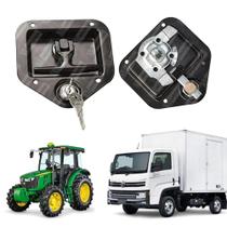 Kit 2 Maçaneta Puxador Externo Carro Agrícola Baú Motor Home - UN / 2 F103