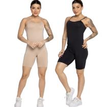 KIT 2 Macaquinho Anágua Segunda Pele Confortavel WLS Modas Conforto Dia a Dia Moda Intima Feminina