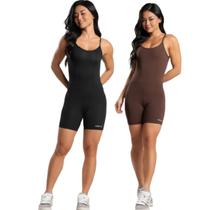 KIT 2 Macaquinho Zero Transparencia Costa Cruzada Vekyo Academia Treino Moda Fitness Musculação