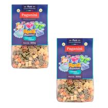 Kit 2 Macarrão Italiano Princesas Bambini Paganini 300g Kit 2 Macarrão Italiano Princesas Bambini Paganini 300g