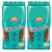 Kit 2 Macarrão Parafuso Integral Com Grão De Bico Mosmann 300g