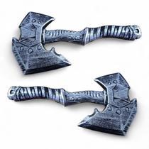 Kit 2 Machado Brinquedo Medieval Nordico War Infantil JR0950