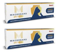 Kit 2 Macrogard Pasta Para Gatos Suplemento Imunidade Avert Kit 2 Macrogard Pasta Para Gatos Suplemento Imunidade Avert