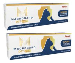 Kit 2 Macrogard Pasta Para Gatos Suplemento Imunidade Avert Kit 2 Macrogard Pasta Para Gatos Suplemento Imunidade Avert