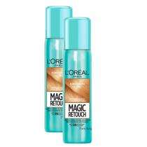 Kit 2 Magic Retouch L'oréal Louro Claro Spray Instantâneo para Retoque de Raiz 75ml