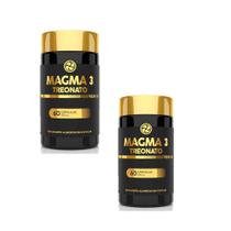 Kit 2 Magma 3 Treonato 500mg 2x60 cps Floral Ervas Kit 2 Magma 3 Treonato 500mg 2x60 cps Floral Ervas