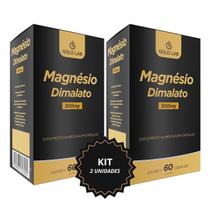 Kit 2 Magnesio Dimalato 500mg Gold Lab Suplemento 120 Capsulas Kit 2 Magnesio Dimalato 500mg Gold Lab Suplemento 120 Capsulas