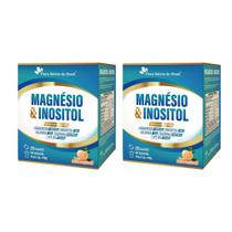 Kit 2 Magnésio e Inositol + Associações Sabor Pink Lemonade 2x20 sachês Flora Nativa do Brasil Kit 2 Magnésio e Inositol + Associações Sabor Pink Lemonade 2x20 sachês Flora Nativa do Brasil