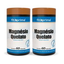 Kit 2 Magnésio Quelato Concentrado 60 Cápsulas Fitoprime Kit 2 Magnésio Quelato Concentrado 60 Cápsulas Fitoprime