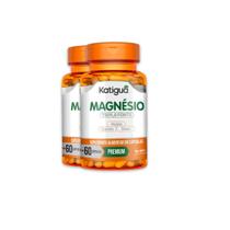 Kit 2 Magnésio Tripla Fonte Katiguá 500mg 60 Cápsulas