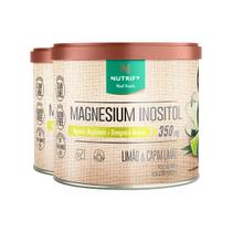 Kit 2 Magnesium Inositol Nutrify 350g Limão e Capim Limão Kit 2 Magnesium Inositol Nutrify 350g Limão e Capim Limão