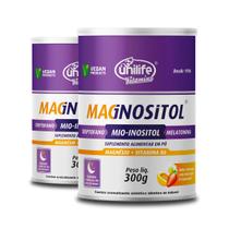 Kit 2 Magnositol Morango com Maracujá e Camomila Unilife 300g Kit 2 Magnositol Morango com Maracujá e Camomila Unilife 300g