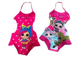 Kit 2 Maiô biquíni moda praia infantil meninas Kit 2 Maiô biquíni moda praia infantil meninas