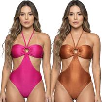 KIT 2 Maiô Uv Suplex com Bojo Liso Bella Fiore Body Basico Para Piscina Confortavel Praia Feminina Tamanho:GCor:Rosa+Ma KIT 2 Maiô Uv Suplex com Bojo Liso Bella Fiore Body Basico Para Piscina Confortavel Praia Feminina Tamanho:GCor:Rosa+Ma