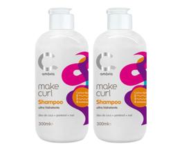 Kit 2 Make Curl Shampoo Ultra Hidratante Amavia Hair 300ml