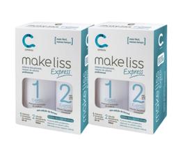 Kit 2 Make Liss Express Amavia Selagem Liso Progressiva Hair - Amávia