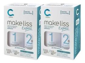 Kit 2 Make Liss Express Amavia Selagem Liso Progressiva Hair - amávia