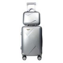 Kit 2 Mala de Bordo Viagem Pequena em Abs + 2 Frasqueira de Mão