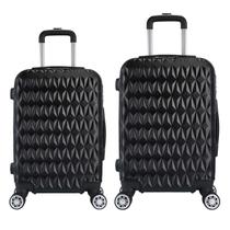 Kit 2 Mala de Viagem AC74 Grande e Media c/ 4 rodas