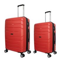 Kit 2 Malas Bordo 10Kg E Média 23Kg Polipropileno Ys02034 Kit 2 Malas Bordo 10Kg E Média 23Kg Polipropileno Ys02034