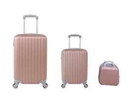 Kit 2 Malas De Viagem 10Kg E 23Kg + Frasqueira Rodinha 360