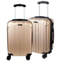 Kit 2 Malas de Viagem Bordo Expansível 10kg p/pp rodas 360º