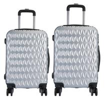 Kit 2 Malas De Viagem Em Abs Com 4 Rodas 360º Média e Grande