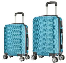 Kit 2 Malas De Viagem Média e Grande Em Abs Com 4 Rodas 360º