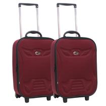 Kit 2 malas de viagem média forrada semi-rígida grotaferrata