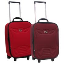 Kit 2 malas de viagem média forrada semi-rígida grotaferrata