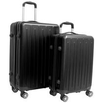 Kit 2 Malas de Viagem Rígidas em ABS 4 Rodinhas 360