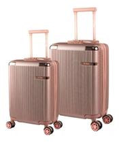 Kit 2 Malas M E P Bordo Rodas Duplas 360 Cadeado Tsa Luxo Kit 2 Malas M E P Bordo Rodas Duplas 360 Cadeado Tsa Luxo