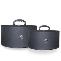 Kit 2 Maleta Nécessaires Frasqueiras Maquiagem Premium