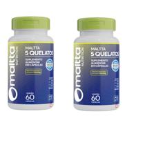 Kit 2 Maltta 5 Quelatos Suplemento Com 60 Cápsulas - Duom Kit 2 Maltta 5 Quelatos Suplemento Com 60 Cápsulas - Duom