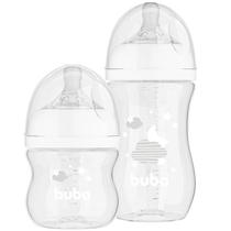 Kit 2 Mamadeira EASY FLOW Nuvem Branca 120ML e 270ML Anticolica Buba