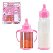 Kit 2 Mamadeira Magica Baby Brinquedo Leite Suquinho Boneca Liquido Desaparece Faz De Conta Kit 2 Mamadeira Magica Baby Brinquedo Leite Suquinho Boneca Liquido Desaparece Faz De Conta