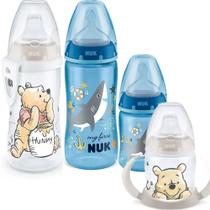 Kit 2 Mamadeira My First + Copo Active + Copo Treinamento Ursinho Pooh Nuk