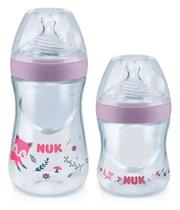 Kit 2 Mamadeira Nuk Essence Smart Flow 150/270Ml Rosa