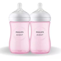 Kit 2 Mamadeira Petala 260ML Rosa Philips AVENT SCY903/11