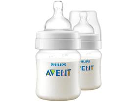 Kit 2 Mamadeiras 260ml Clássica Philips Avent - SCF813/27 - Transparente