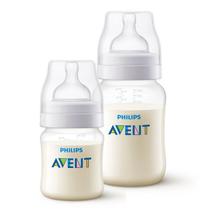 Kit 2 Mamadeiras ANTI-COLIC Classica 125ML e 260ML Philips AVENT SCY119/05 Kit 2 Mamadeiras ANTI-COLIC Classica 125ML e 260ML Philips AVENT SCY119/05