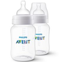 Kit 2 Mamadeiras ANTI-COLIC Classica 260ML Philips AVENT SCY103/02