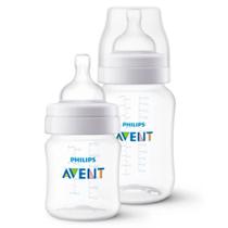 Kit 2 Mamadeiras - Anticólica - 125-260ml - Clássica - Philips Avent