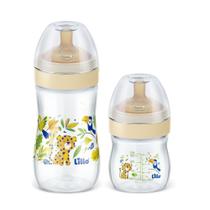 Kit 2 Mamadeiras Bico Látex Lillo Evolution Macio e Flexível Fase 1 e Fase 2 150mL 300ml Air0+ meses