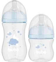 Kit 2 Mamadeiras Easy Flow Nuvem Anticólica 120 e 270ml Buba Kit 2 Mamadeiras Easy Flow Nuvem Anticólica 120 e 270ml Buba