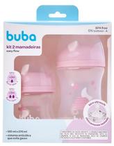 Kit 2 mamadeiras easy flow - rosa Kit 2 mamadeiras easy flow - rosa