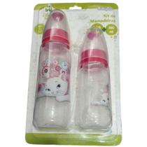 Kit 2 Mamadeiras Gata Marie Orto Silicone Babygo 1230