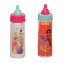 Kit 2 Mamadeiras Magica Das Princesas Brinquedo Leite E Suco