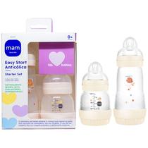 Kit 2 Mamadeiras Mam Easy Start Set 130ml (Bico O Super Lento) e 260ml (Bico 2 Fluxo Médio) - Mam